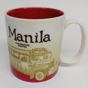 Starbucks Manila Coffee Mug Global Icon Collector Series 2012 16 fl oz